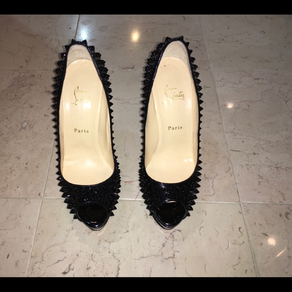 Christian Louboutin Lady Peep 140mm Spikes